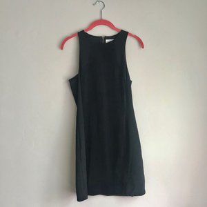 Sugar + Lips / Black Velvet Ribbed Bodycon Dress